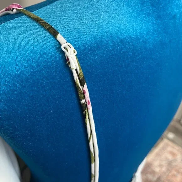 Pink and Green Floral Halter Front Sun Dress by City Studio Junior Size 13 - Picture 8 of 14